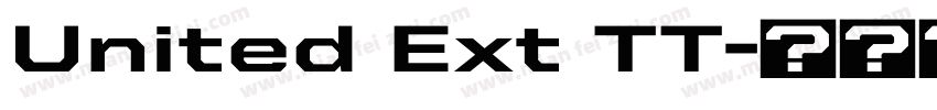 United Ext TT字体转换